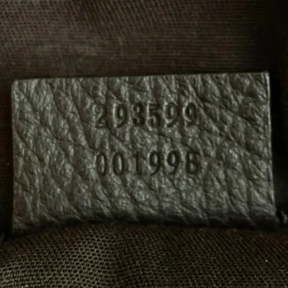 GUCCI Princy Sherry Line GG Canvas Brown Leather Trim Handbag, Dust Bag EUC - Picture 9 of 14